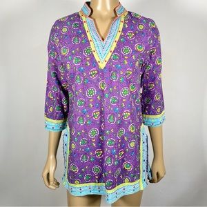Mitra Handiworks Women’s Size Medium Embroidered 100% Cotton Top